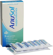 Anusol Suppositories for Hemorrhoid Treatement and Relief  24 ct