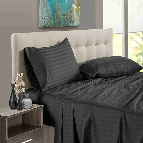 Sábana plana de algodón egipcio ideal + 2 fundas de almohada Twin Select TC todos los colores - Imagen 77 de 190