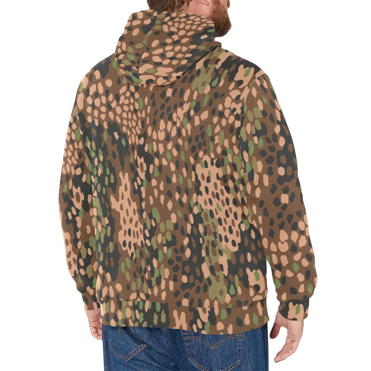 【PALE JADE】24FW Camo Wolf Joe Hoodie - Light PALE JADE】24FW Camo Wolf Joe Hoodie - Light