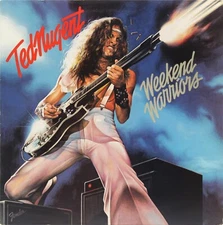 TED NUGENT Weekend Warriors USED 1978 LP Hard Rock Vinyl Record EPIC-35551