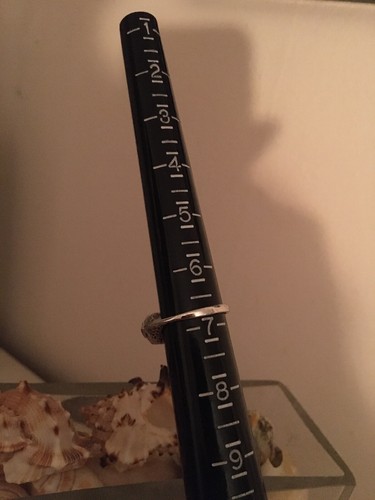 18 Karat massiver Goldring Art Deco Diamant und synthetischer Saphir - Bild 8 von 12