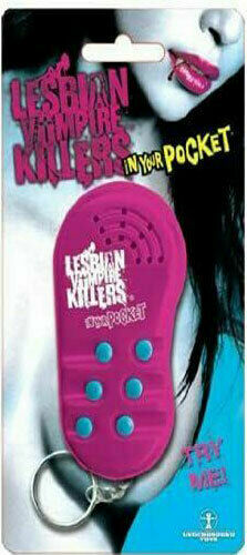 Lesbian Vampire Killers Talking Voice 6 Phrase Keychain Explicit In Your Pocket - Picture 1 of 1