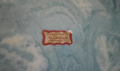 Vintage Avondale Bruchglas 9" ovale Box mit voll manipuliertem Walfangschiff ~ Samt gefüttert - Bild 8 von 16