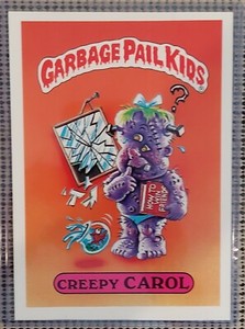 1986 GARBAGE PAIL KIDS 1st SERIES GIANT CARD #25 CREEPY CAROL VINTAGE USA RARE 1986 GARBAGE PAIL KIDS 1st SERIES GIANT CARD #25 CREEPY CAROL VINTAGE USA RARE