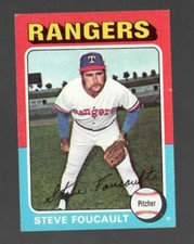 1975 Topps Steve Foucault Texas Rangers #283 Excellent