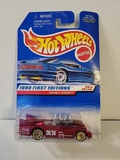 Hot Wheels 1999 Double Vision 黒 ミニカー 1999 Hot Wheels Car Toon Friends Series Double Vision