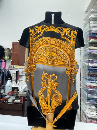 NUEVO Chaleco Creme De Seda para Hombre Moda 100% Seda Suave Tacto Premium Multicolor EE. UU. - Imagen 4 de 4