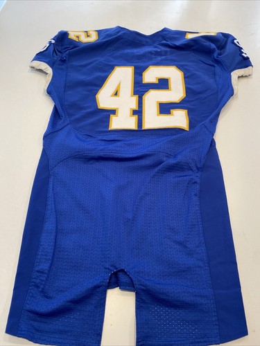 Game Worn Used Nike San Jose State Spartans SJSU Football Jersey Large 9 #42 - Picture 4 of 5