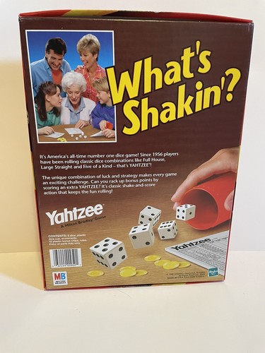 Vintage 1998 A Milton Bradley Game Yahtzee Family Game Night. Pre-Owned - Picture 11 of 11