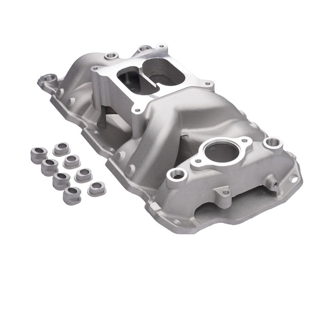 Aluminum Dual Plane Air Gap Intake Manifold 22026 For SBC Chevy 350 Small Block Aluminum Dual Plane Air Gap Intake Manifold 22026 For SBC Chevy 350 Small Block
