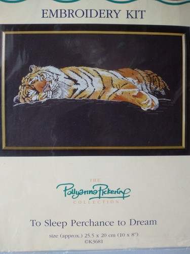 "TO SLEEP PERCHANCE TO DREAM" EMBROIDERY KIT - 25.5 x 20cm (10 x 8") - DMC K3681 - Picture 3 of 4