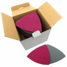 90mm Triangle Hook And Loop Sanding Sheet Abrasive Polishing Pads 60-10000 Grit 