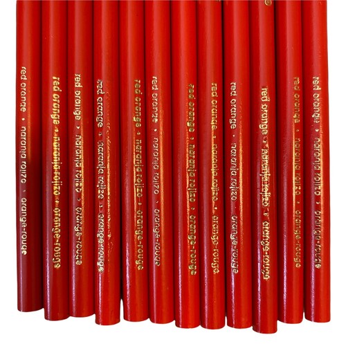 New Crayola Colored Pencils 12 Count Red Orange - Picture 5 of 7