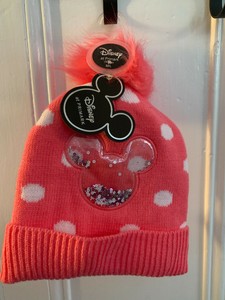 Years Primark MINNIE MOUSE Baseball Cap Hat Glitter Ears Bow Girls Age 2-10