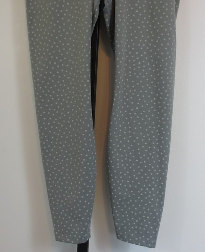 Nike Yoga Dots Twist Waist 7/8 Capri Tights Womens Large Dri Fit Particle Grey - Picture 4 of 10