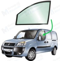 Fiat Doblo 2005 - 2010 Fensterscheibe Absenkbar Vorne Links