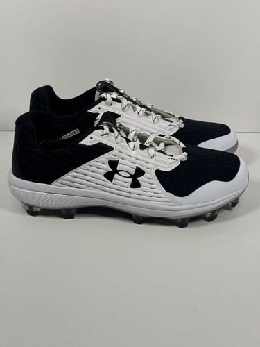 Under Armour UA Yard Low MT TPU geformte Stollen Herren Gr. 11 weiß schwarz 3023439-001 - Bild 2 von 8