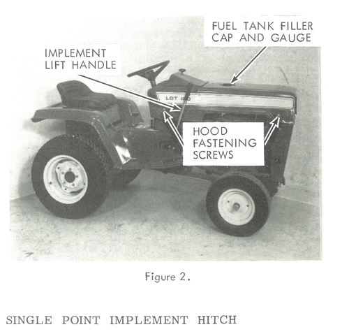 Ford 100 y 120 césped y jardín tractor manual del propietario LGT100 LGT120 LGT - Imagen 5 de 15