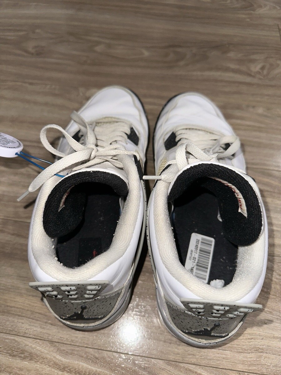 Nike Air Jordan 4 White Cement Golf CU9981 100 Golf Shoe Nike Air Jordan 4 White Cement Golf CU9981 100 Golf Shoe