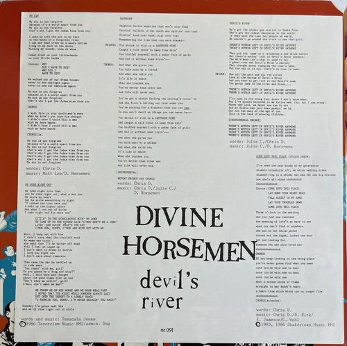 DEVINE HORSEMAN / CHRIS DESJARDINS Flesheaters PUNK ROCK Enigma / SST Records - Picture 7 of 10