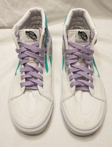 Scarpe alte VANS Sea Party sneakers retrò SBTB anni 90 Sk8 skater taglia M 6, W 7,5 - Foto 6 di 12