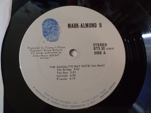 Mark Almond II VG+ Original Pressing Blue Thumb BTS-32 LP Record 1971 FOLK ROCK - Picture 4 of 4