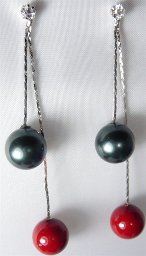 Women Lady Sea Shell Pearl Jade Earrings Dangle Drop Earrings Stud Party Jewelry - Picture 45 of 46