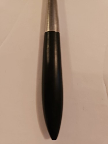 Vintage Epic Teaspoons Set Eight Forged Stainless Japan Wood Handle Canoe MCM - Picture 5 of 7