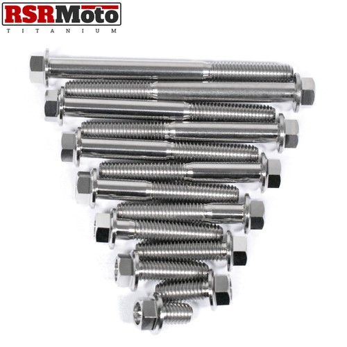 M6 Titanium Hex Flange Bolts Screws 10 15 20 25 30 35 40 45 50 55 60 65 70 x1.0 - Picture 4 of 18