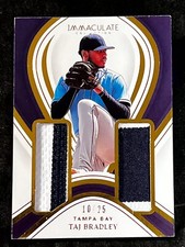 2023 Panini Immaculate GOLD PRIME ROOKIE Dual Patch Taj Bradley 10/25