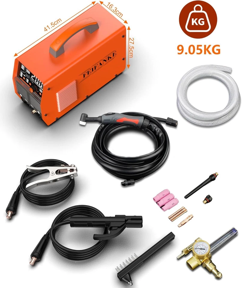 200A WIG Schweißgerät 230V, 7 IN 1 AC/DC TIG/Pulse TIG für Edelstahl Aluminium - Bild 2 von 4