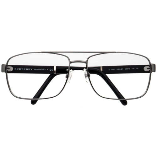 Burberry Sunglasses Frame Only B 3081 1003/87 Gunmetal Pilot Metal Italy 63 mm - Picture 6 of 6