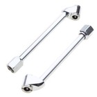 Dual Air Tire Chuck Head 1/4 Inch NPT Inflator Rod for Car Bus Tractor Truck