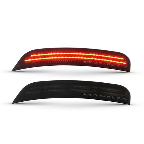Smoked LED Front & Rear Side Marker Lights For 2015-2023 Chrysler 300 300C 300S - Picture 5 of 12