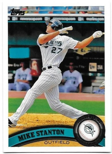 Giancarlos Mike Stanton Rookie RC Baseball Card New York Yankees - Picture 3 of 4