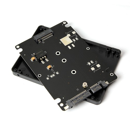 Plastic Material Black Ngff To Sata Ssd Enclosure Lightweight Sleek