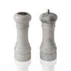 Sale And Pepper In Classic Italian White Marble 16Cm