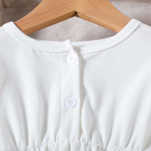 Baby 3pcs Girl Ruffle Tops Floral Bell-Bottoms Pants and Headband Cloth Outfits - Bild 13 von 43