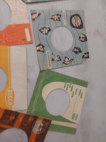 8 Alte Single Schallplattenhüllen Aus Den 60ern - Bild 4 von 6