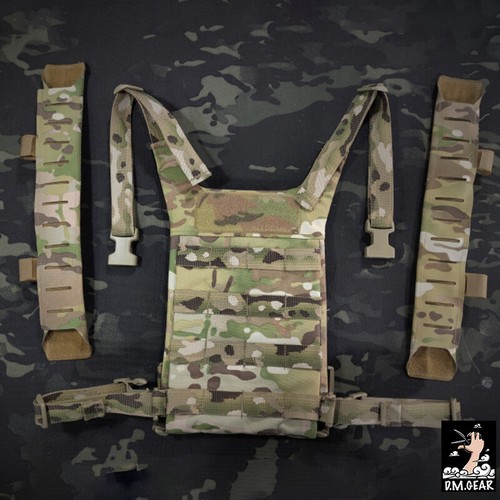 DMGear Universal SS D3 Series Back Plate Carrier Tactical Vest Chest Rig Hunting - Picture 9 of 16