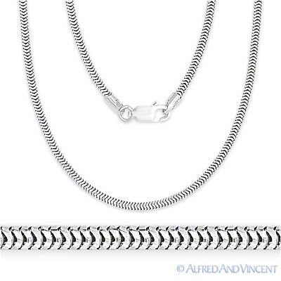 Italian Snake Chain Necklace 1.9mm Wide Sterling Silver Italian Snake Chain Necklace 1.9mm Wide Sterling Silver