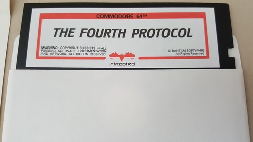 THE FOURTH PROTOCOL ©1985 Firebird Cassette & Disk Game for Commodore 64 128D - Afbeelding 2 van 5