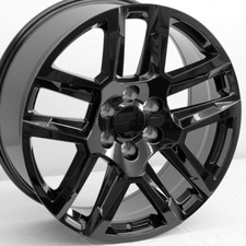1 22 Gloss Black Gm Cv63 Style Wheel 22x9 6x139.7 24 Fit Chevy Gmc Truck Suv 1 22 Gloss Black Gm Cv63 Style Wheel 22x9 6x139.7 24 Fit Chevy Gmc Truck Suv