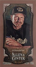 2024 Allen & Ginter #244 Randy Johnson Gold Border Mini