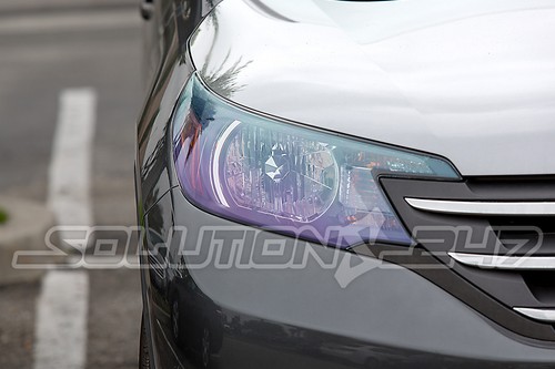 PURPLE Chameleon Neo Chrome Headlight Taillight Fog Gloss Vinyl Tint 12"x48" In - Picture 4 of 5