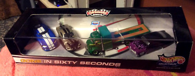 Hot Wheels Cool Collectibles 4-car set - Gone in Sixty Seconds  