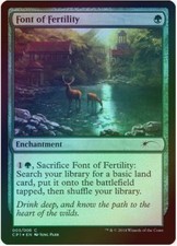 1 x Font of Fertility - Foil - Clash Pack - LP - Magic The Gathering - MTG