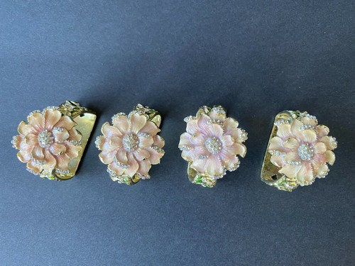 Anillos de servilleta PAPYRUS flor de cerezo, juego de 4 - Imagen 4 de 8