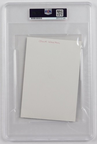 Doak Walker Autographed 4x6 PSA DNA 9 Mint Auto SMU Southern Methodist Star! - Picture 2 of 2