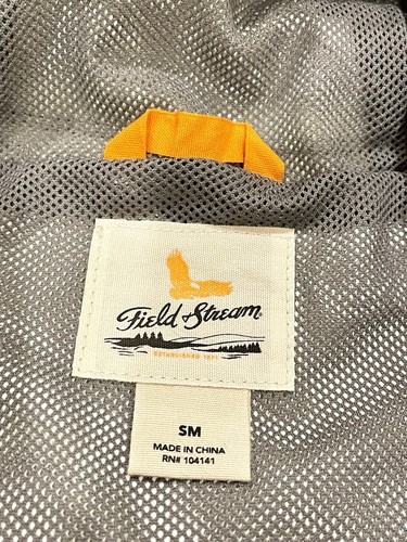 Field & Stream Rain Jacket **NEW** Mens Small Army Green Zip Waterproof Outdoors - Picture 10 of 11